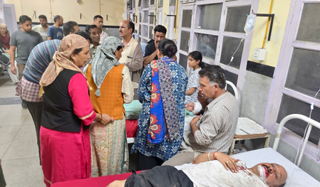 Six Amarnath Yatris injured in road accident on Jammu-Srinagar National Highway