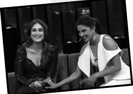 Kareena Kapoor wishes  Priyanka Chopra on birthday with throwback pic from Karan Johar’s ‘KWK’ couch