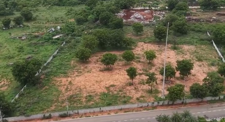 Amid farmers’ protest, authorities continue fencing land near Hyderabad airport for bullet train hub