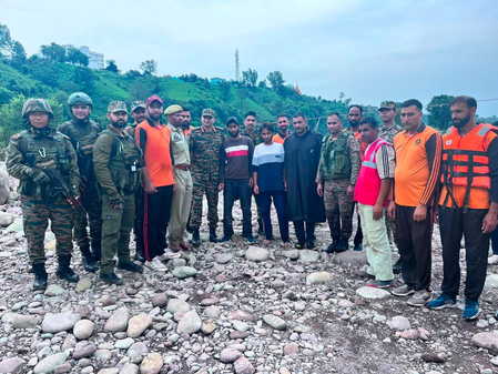 Army’s swift rescue operation in flood-hit J&K’s Rajouri saves 11 civilians