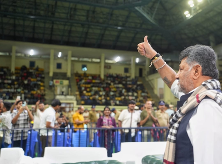 CM Shivakumar watches FIFA WC final, urges Karnataka youth to embrace sports