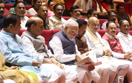 Paper leak issue discussed at NDA’s Mangal Milan; PM Modi calls it matter of concern for entire nation