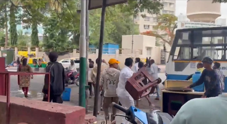 Bengaluru civic staff attacked during anti-encroachment drive in Shivajinagar, 10 detained