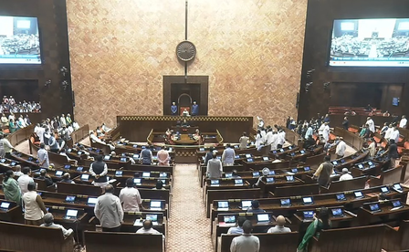 Repeated adjournments in Rajya Sabha as impasse over student protests continues
