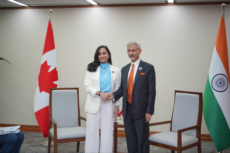 EAM Jaishankar meets Canadian counterpart Anita Anand, says ‘India-Canada cooperation steadily growing’