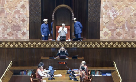 Rajya Sabha adjourned for the day amid continued Oppn uproar on paper leak issue