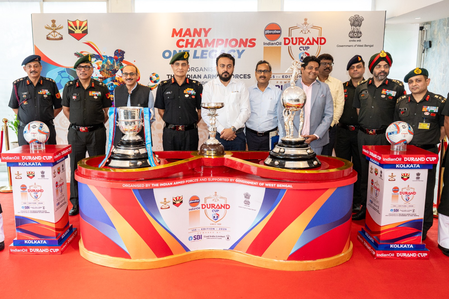 Durand Cup trophies showcased in Kolkata; tournament to begin on July 25