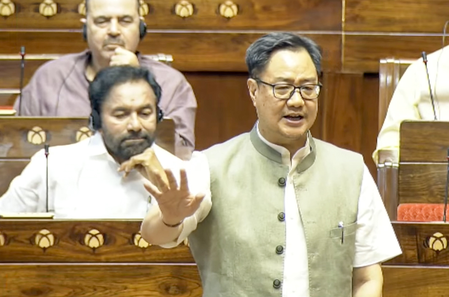 Govt in favour of discussion since beginning, says Kiren Rijiju amid NEET stand-off