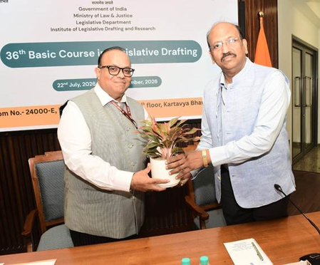 Legal Affairs Secy Rajiv Mani stresses uniform legislative drafting across country