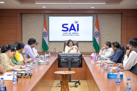 MoS Raksha Khadse chairs high-level meeting on strengthening Maharashtra’s sports ecosystem
