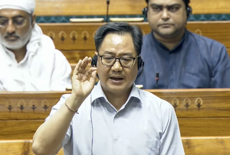 ‘Congress will fall into trap if Parliament disruptions continue’: Kiren Rijiju