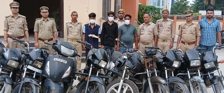 Noida police bust vehicle theft gang, recover 10 two-wheelers