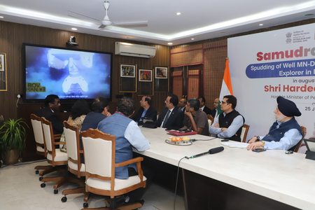Drilling of 1st appraisal well begins in Mahanadi Offshore Basin towards energy security: Hardeep Puri