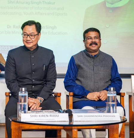 ‘Dharmendra Pradhan’s journey testament to lifelong engagement with student welfare’: Kiren Rijiju