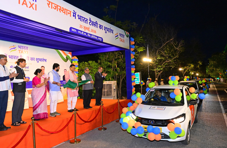 Bharat Taxi represents transformational change in cooperative sector, says MoS Mohol as Raj CM launches taxi services in Jaipur