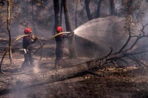 Macron thanks firefighters and security forces for efforts amid wildfires