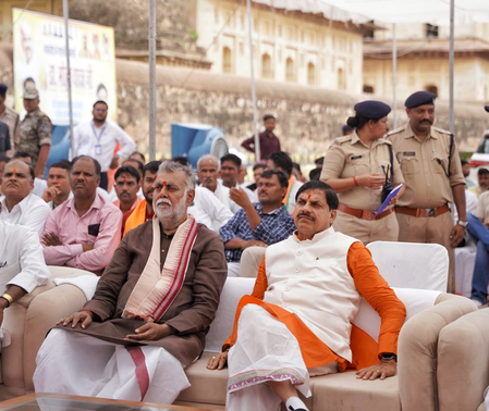 CM Mohan Yadav joins ‘Mann Ki Baat’ event at Orchha; PM Modi highlights MP’s water conservation drive