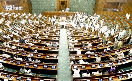 Centre introduces anti-paper leak bill in Lok Sabha, House adjourned till 2 PM over Opposition’s uproar