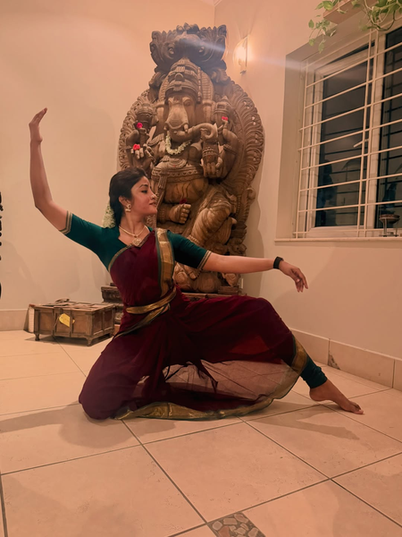 Dimple Hayathi begins training in Kuchipudi again!