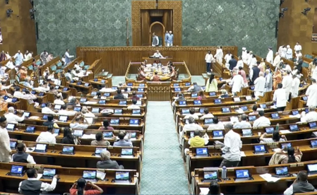Lok Sabha adjourned till 2 PM amid Opposition ruckus