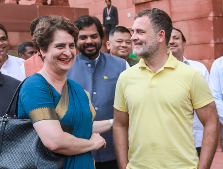 ‘Remarks baseless, should apologise’: NDA attacks Priyanka, Rahul Gandhi over comments against Pralhad Joshi