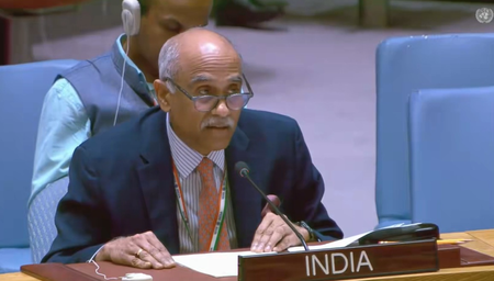 India reaffirms strong support for Palestine, backs two-state solution at UNSC