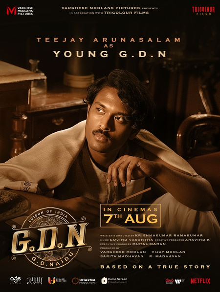 Teejay Arunasalam’s look in Madhavan-starrer ‘GDN’ revealed