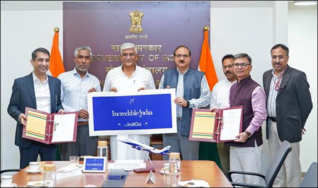 Govt signs MoU with IndiGo to showcase India as tourism destination