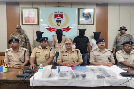 Six associates of Prince Khan gang held in Jharkhand, arms seized