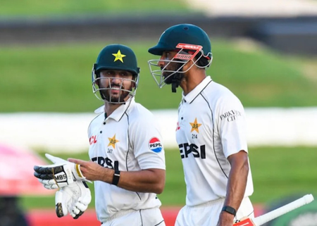 Finger fracture forces Pakistan’s Masood out of second Test vs WI