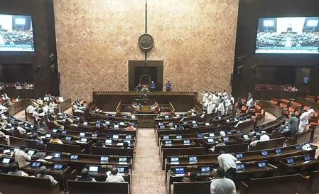 RS adjourned till Monday amid Oppn ruckus after Chairman rejects Kharge’s Rule 267 notice