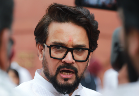 Day after filing contempt notice, Anurag Thakur calls Gandhi family ‘arrogant’