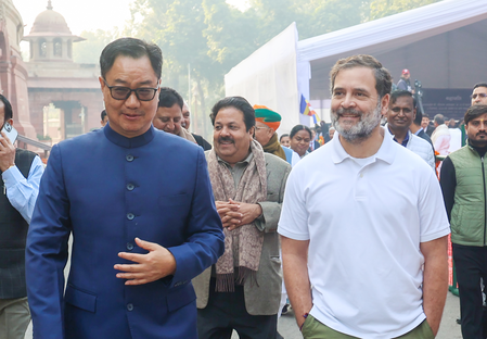‘Visible change of heart in Rahul Gandhi about women’: Rijiju calls on Cong to back quota Bill