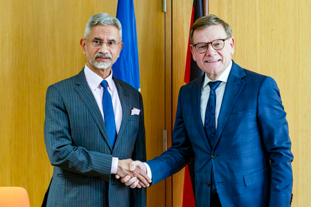 India and Germany discuss Ukraine conflict and Strait of Hormuz