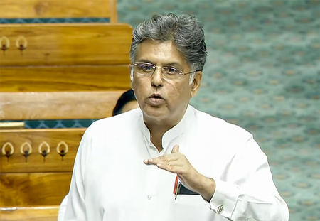 Punjab’s debt servicing costs over 23 per cent of total revenues, says Manish Tewari