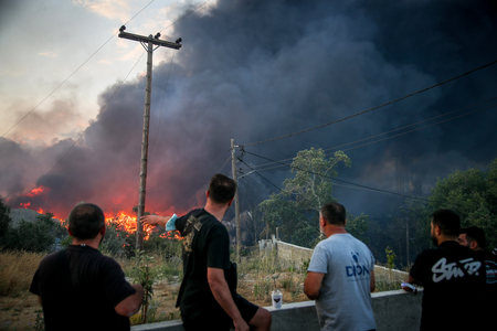 Two dead, four injured during wildfire on Greek island of Salamina