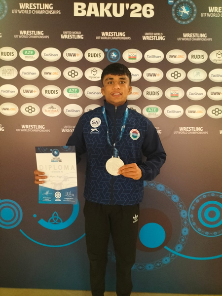 U17 World Championships: Aaryan claims silver; Prathamesh and Arush earn bronze in freestyle wrestling