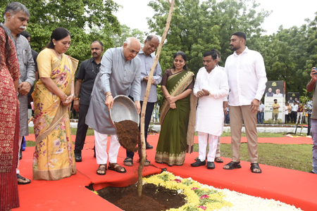 Gujarat CM leads Gandhinagar’s 62nd Foundation Day celebrations, participates in ‘Ek Ped Maa Ke Naam’ initiative