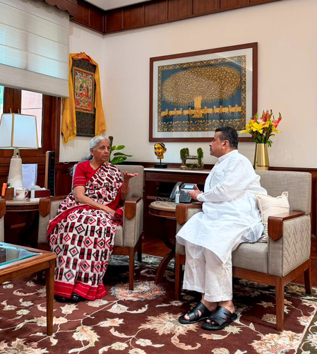 FM Sitharaman has assured me of all help in reviving Bengal’s tea, textile sector: CM Adhikari