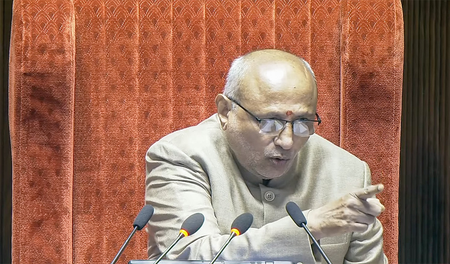 RS Chairman warns against displaying placards, trooping into well; House adjourned till 2 pm
