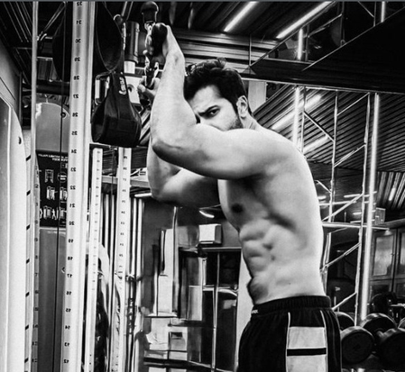 Varun Dhawan finds striking a pose between workouts ‘fun’