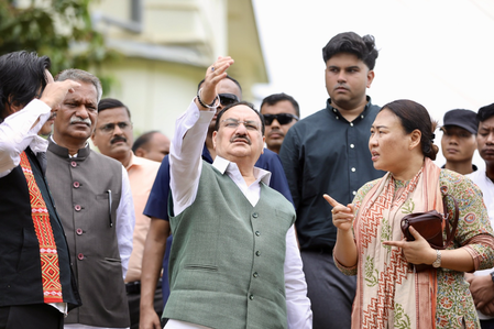 Led by PM Modi, Centre stands firmly with Nagaland, assures full support to families affected by floods: Nadda
