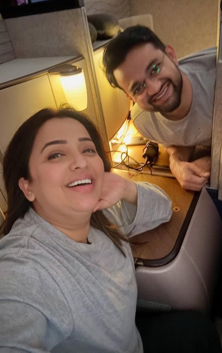 Apurva Nemlekar calls 40-hour transit through six cities with husband Tanuj as ‘pure magic’