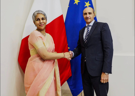 Indian Envoy meets Malta foreign minister, deepens cooperation