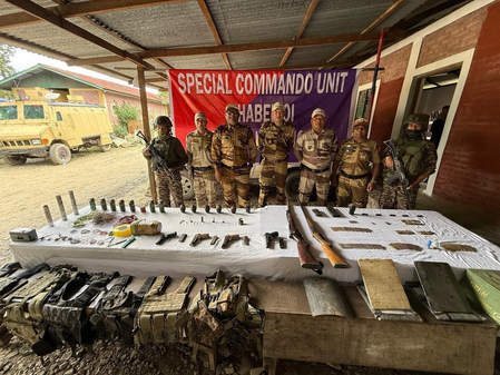Seven militants arrested in Manipur; arms, ammunition seized