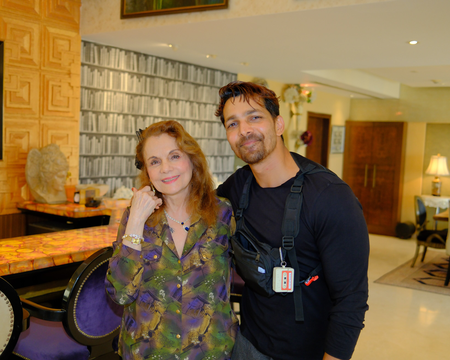 Harshvardhan Rane meets Mumtaz: The beauty only God can explain