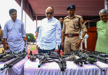 Manipur CM asks people to surrender illegal arms within 15 days, warns of action under law