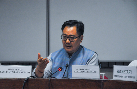 PM Modi didn’t refer to Opposition as ‘dimagi Naxals’: Kiren Rijiju clarifies amid heated debate