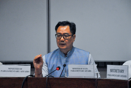 Rijiju’s hint at special Parliament session triggers political exchange