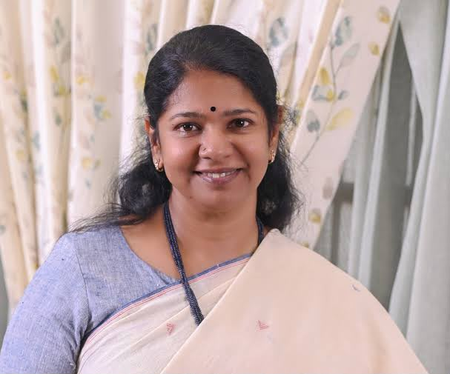 DMK’s Kanimozhi attends LS Speaker‘s tea party as INDIA bloc stays away